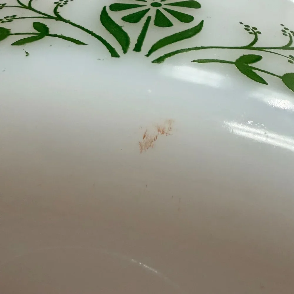 Glasbake vintage milk